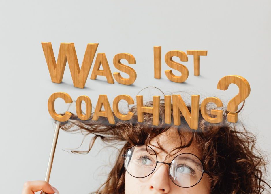 Eine Frau Dich sich fragt: was ist Coaching