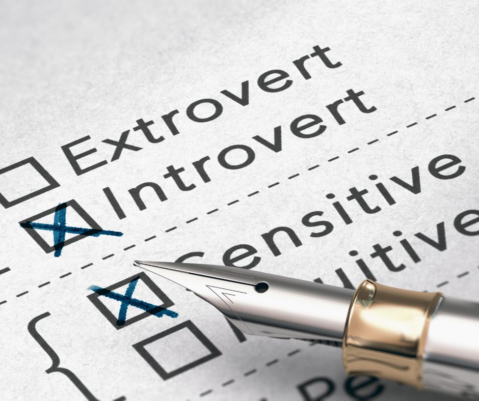 personalities test mit der Frage extrovertiert oder introvertiert und sensitive oder intuitive